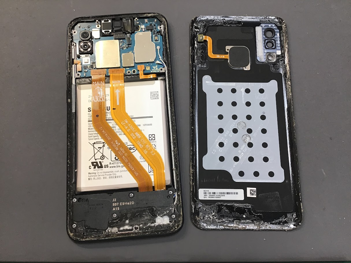 GalaxyA30のバッテリー交換ならデータそのまま修理可能なスマホ修理工房セレオ甲府店へ！